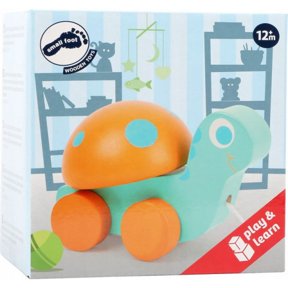 Zabawka na sznurku do ciągnięcia Żółwik / Small Foot Design