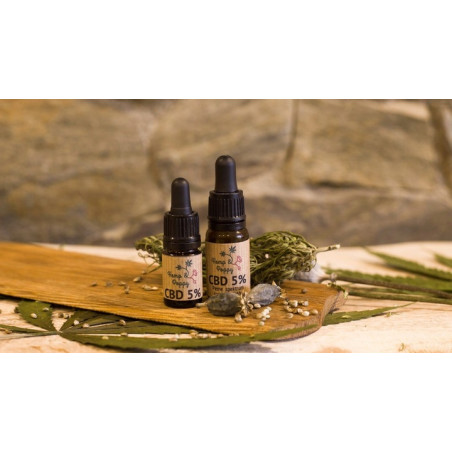 Olejek CBD 5% - 10 ml na oleju makowym / Hemp