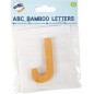 Bambusowy alfabet - literki na ścianę "J" 1 szt. / Small Foot Design Bambusowy alfabet - literki na ścianę "J" 1 szt. / Small Foot Design