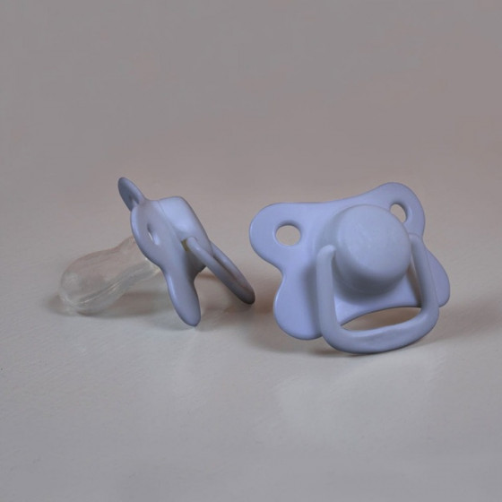 Smoczek uspokajający silikonowy 2pak 6m+ Powder Blue / Filibabba