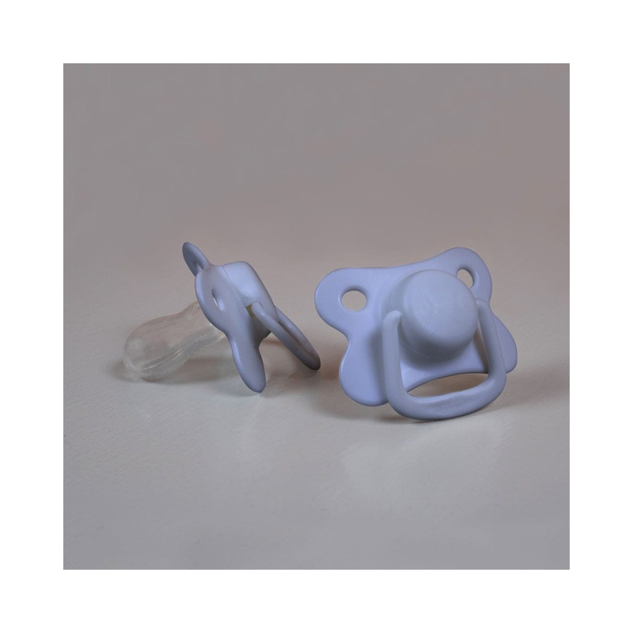 Smoczek uspokajający silikonowy 2pak 6m+ Powder Blue / Filibabba