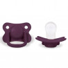 Smoczek uspokajający silikonowy 2pak 6m+ Plum / Filibabba