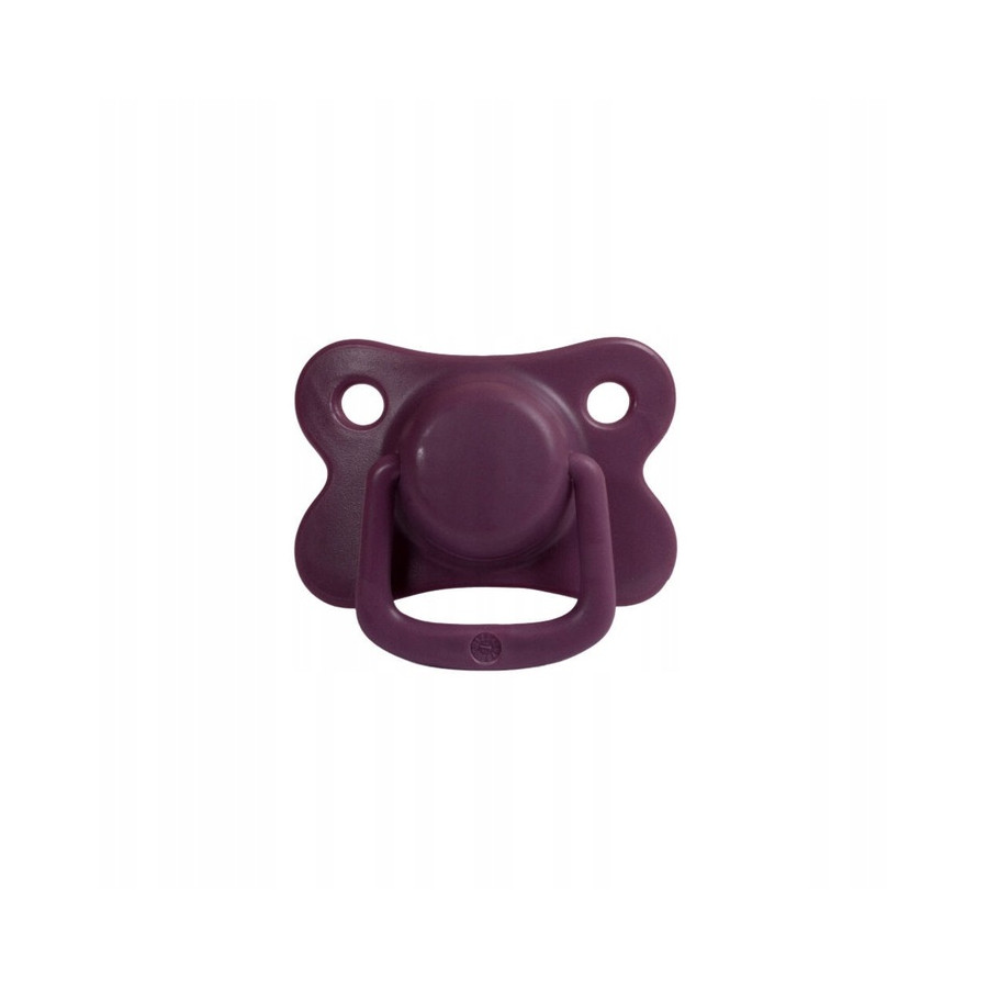 Smoczek uspokajający silikonowy 2pak 6m+ Plum / Filibabba
