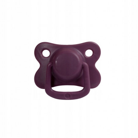 Smoczek uspokajający silikonowy 2pak 6m+ Plum / Filibabba