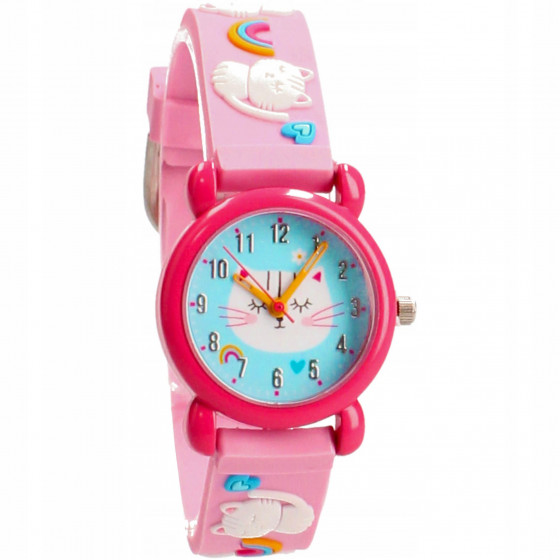Zegarek dla dzieci HappyTimes Kitty rainbow / Pret