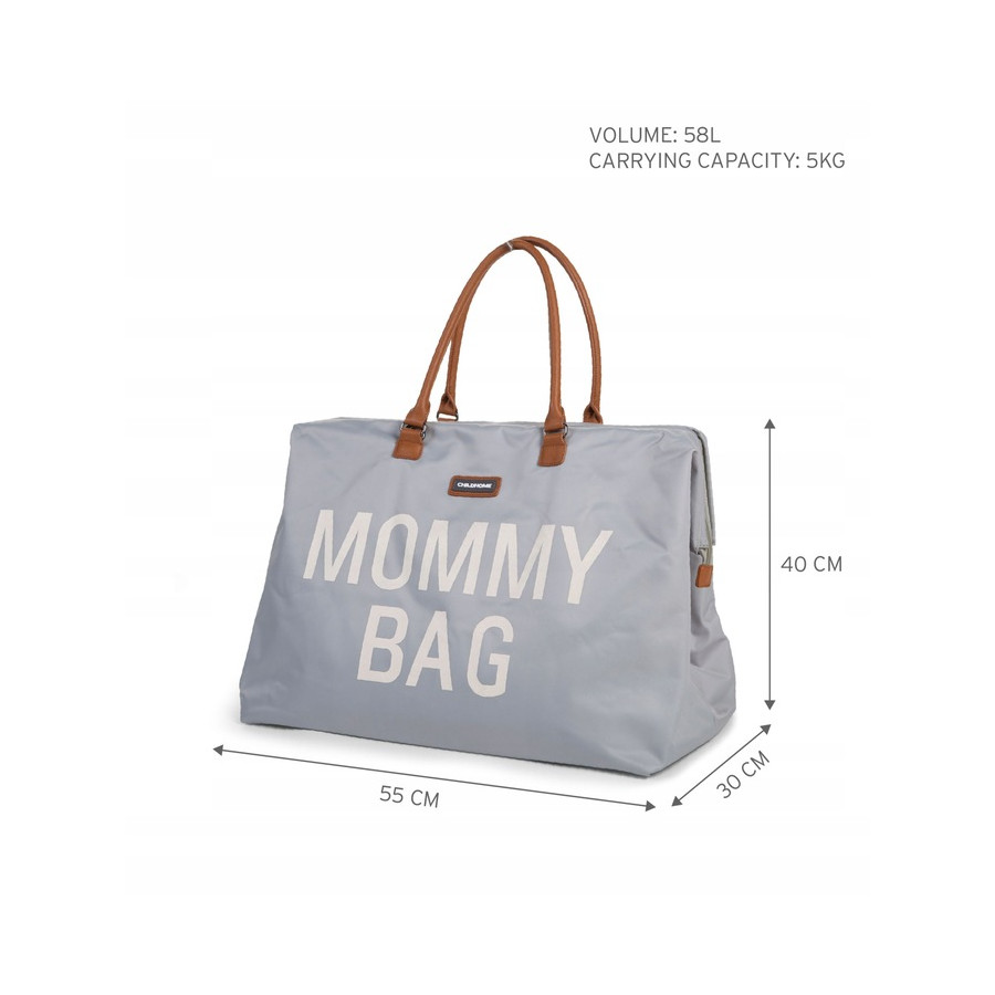 Torba Mommy Bag Szara / Childhome