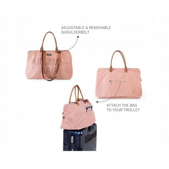 Torba Mommy Bag Różowa / Childhome