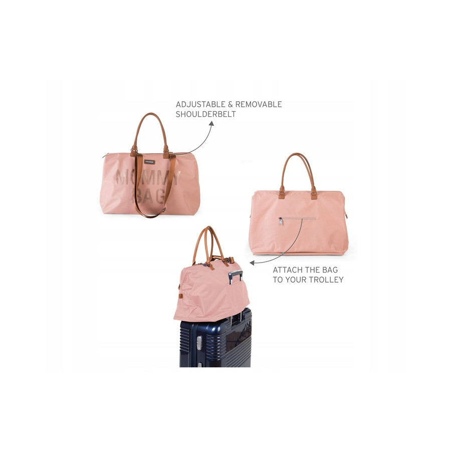 Torba Mommy Bag Różowa / Childhome