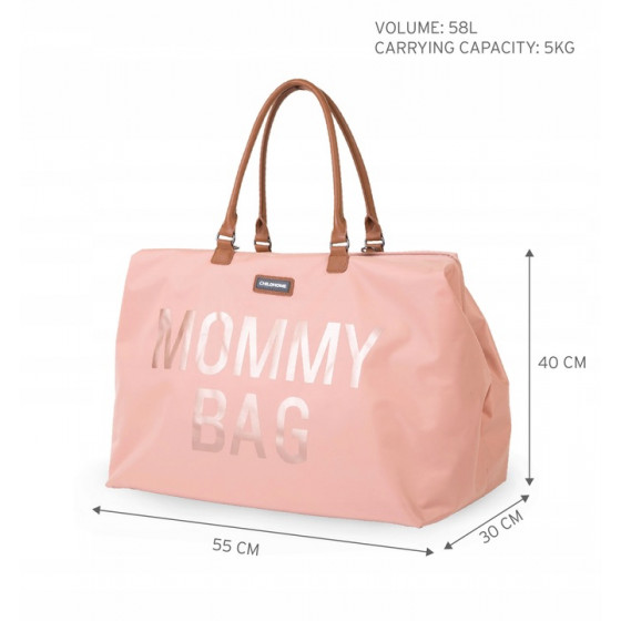Torba Mommy Bag Różowa / Childhome