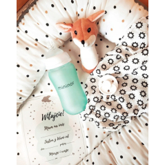 Uniwersalny silikonowy smoczek do butelki 2 szt. 0m+ / Mininor