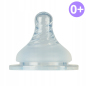 Uniwersalny silikonowy smoczek do butelki 2 szt. 0m+ / Mininor