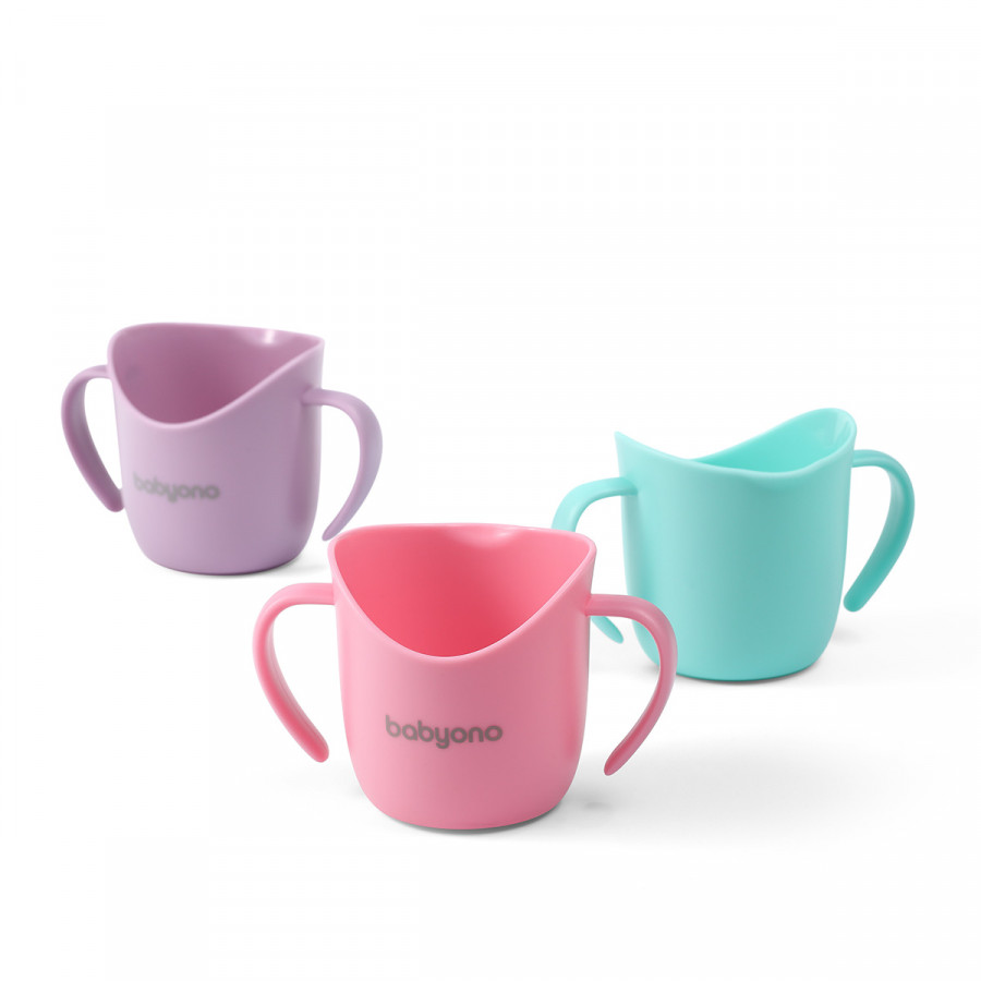 Ergonomiczny kubek treningowy Flow Różowy / Babyono