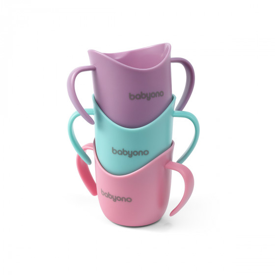 Ergonomiczny kubek treningowy Flow Różowy / Babyono