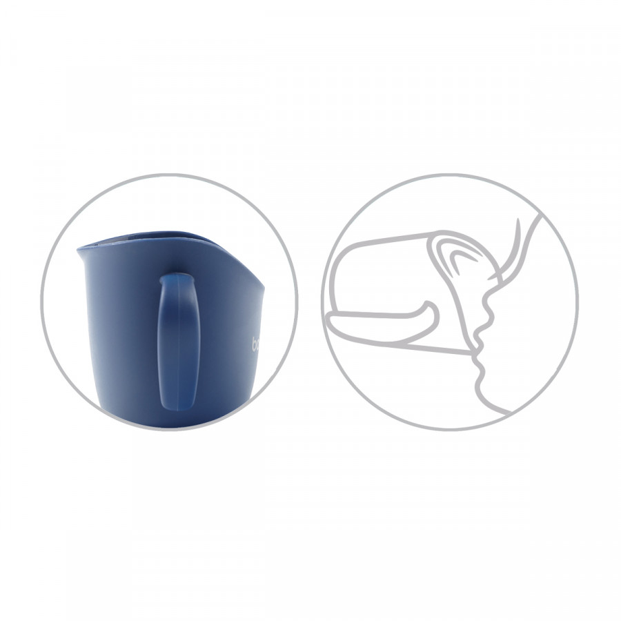 Ergonomiczny kubek treningowy Flow Różowy / Babyono