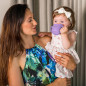 Ergonomiczny kubek treningowy Flow Fioletowy / Babyono