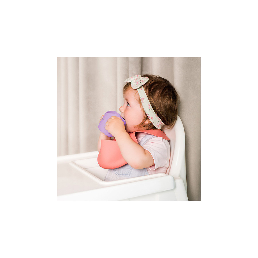 Ergonomiczny kubek treningowy Flow Fioletowy / Babyono