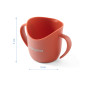 Ergonomiczny kubek treningowy Flow Czerwony / Babyono