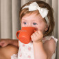 Ergonomiczny kubek treningowy Flow Czerwony / Babyono