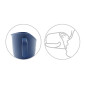 Ergonomiczny kubek treningowy Flow Czerwony / Babyono