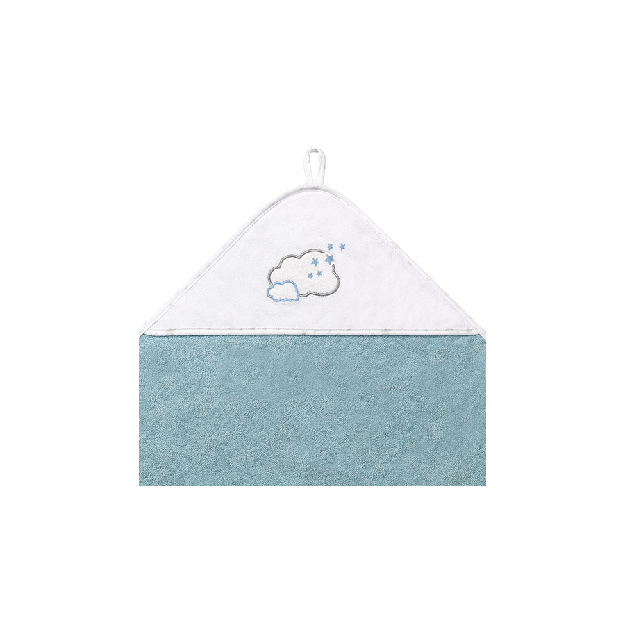 Ręcznik z kapturkiem 85x85 cm Niebieski / Babyono