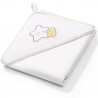 Ręcznik z kapturkiem 100x100 cm Biały / Babyono
