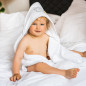 Ręcznik z kapturkiem 100x100 cm Biały / Babyono Ręcznik z kapturkiem 100x100 cm Biały / Babyono
