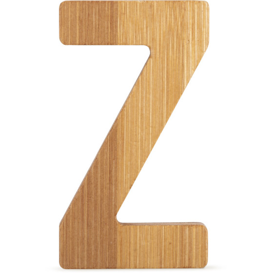 Bambusowy alfabet - literki na 艣cian臋 "Z" 1 szt. / Small Foot Design