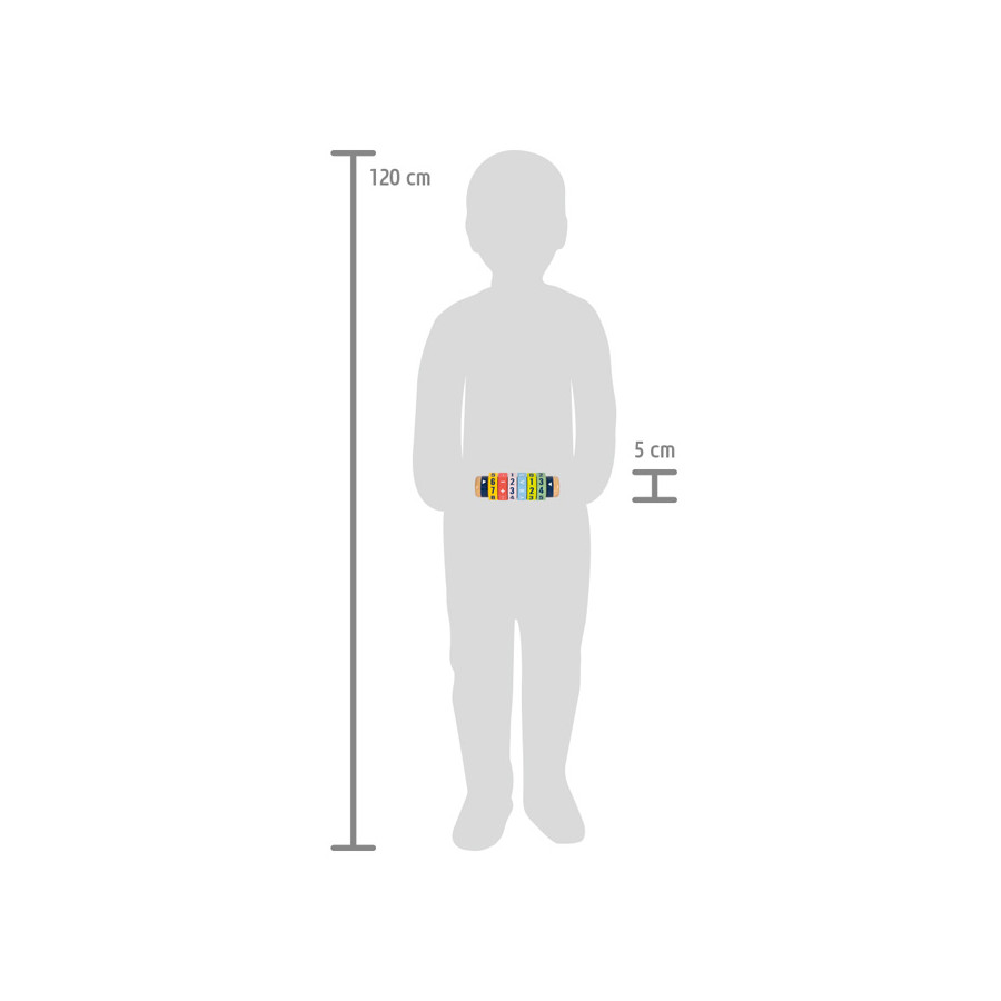 Obracane działania matematyczne - Drewniany kalkulator / Small Foot Design