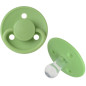 Smoczek uspokajający okrągły silikonowy 0m+ Apple green / Mininor