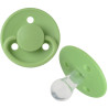Smoczek uspokajający okrągły silikonowy 6m+ Apple green / Mininor