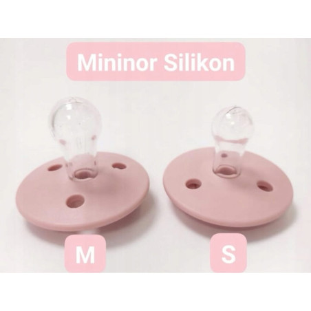Smoczek uspokajający okrągły silikonowy 6m+ Jungle / Mininor