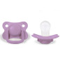 Smoczek uspokajający silikonowy 2pak 6m+ Light lavender / Filibabba