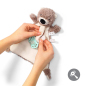 Przytulanka z zawieszką do smoczka Otter Maggie / Babyono Przytulanka z zawieszką do smoczka Otter Maggie / Babyono
