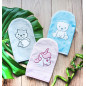 Myjka do kąpieli bambusowa Szara / Babyono