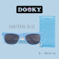 Dziecięce okulary przeciwsłoneczne (1-3) UV400 Santorini Blue / Dooky