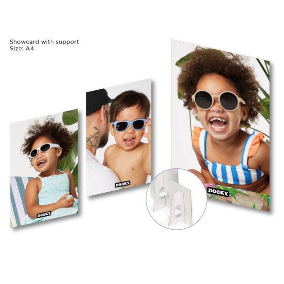 Dziecięce okulary przeciwsłoneczne (1-3) UV400 Fiji Pink / Dooky