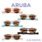 Dziecięce okulary przeciwsłoneczne (1-3) UV400 Aruba Blue / Dooky