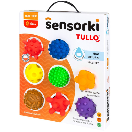 Piłeczki sensoryczne Sensorki 8 szt. / Tullo