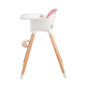 Krzesełko do karmienia Sienna pink / Kinderkraft