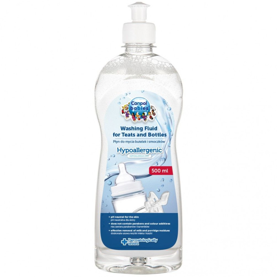 Płyn do mycia smoczków i butelek 500 ml / Canpol Babies Płyn do mycia smoczków i butelek 500 ml / Canpol Babies