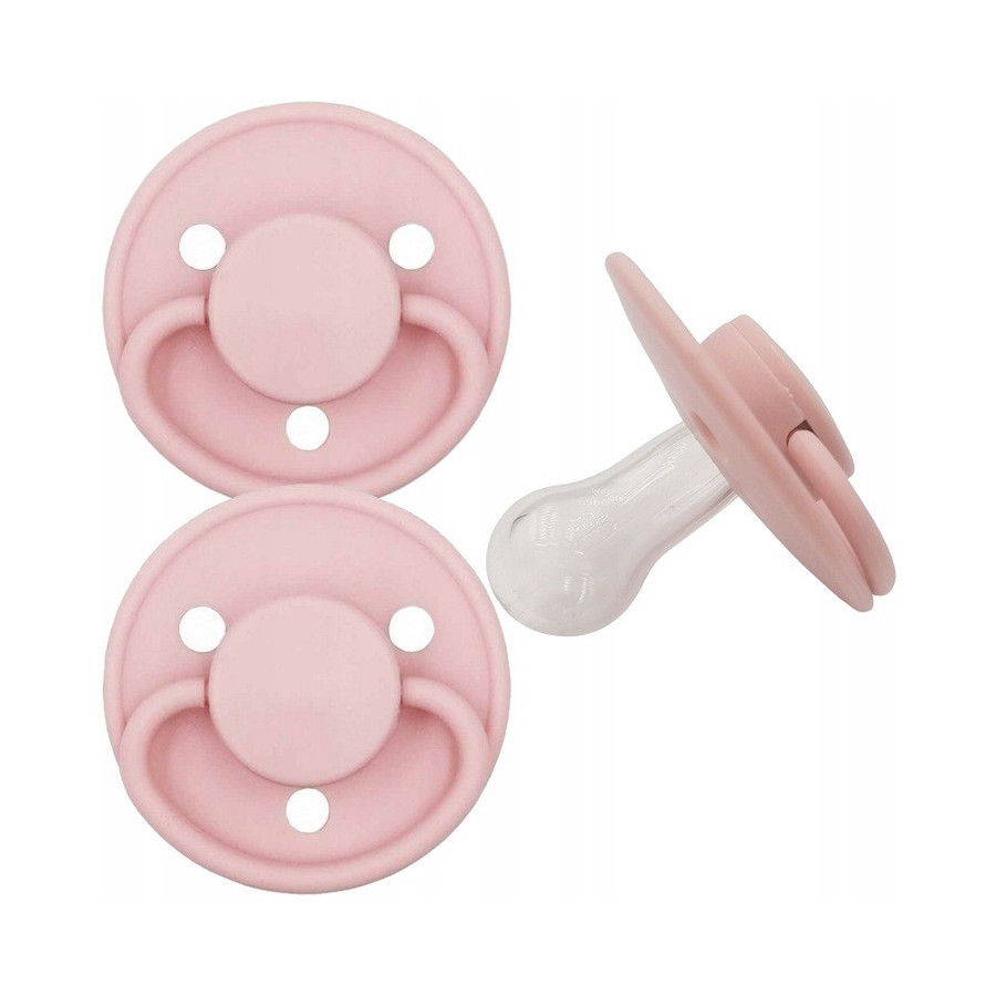 Smoczek uspokajający okrągły silikonowy 2pak 6m+ M Blossom / Mininor Smoczek uspokajający okrągły silikonowy 2pak 6m+ M Blossom / Mininor