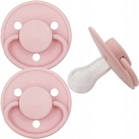 Smoczek uspokajający okrągły silikonowy 2pak 6m+ M Blossom / Mininor