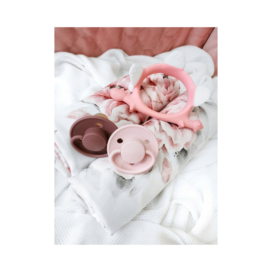 Smoczek uspokajający okrągły silikonowy 2pak 6m+ M Blossom / Mininor