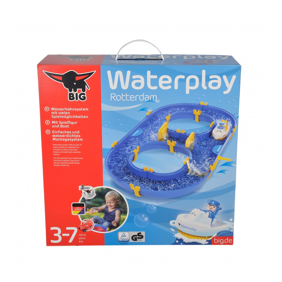 Tor wodny Waterplay Rotterdam + Łódka + Figurka / Big