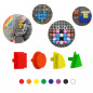 Geometryczne elementy do tablicy STEM 256 el. 8 kol. / Masterkidz Geometryczne elementy do tablicy STEM 256 el. 8 kol. / Masterkidz