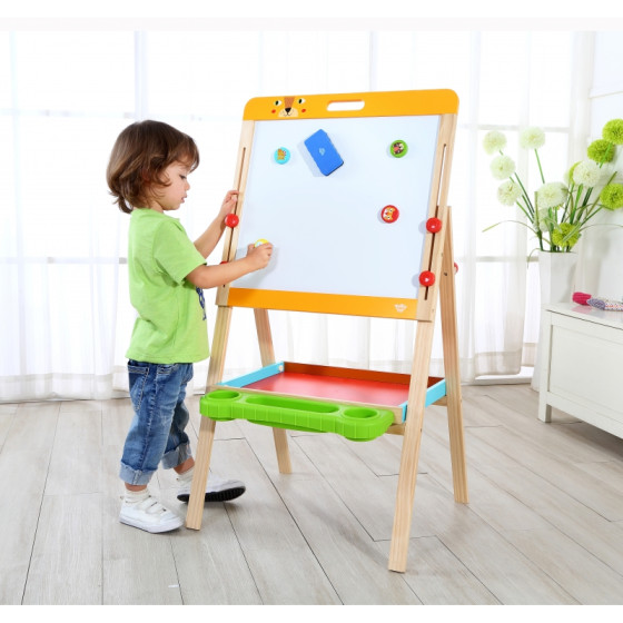 Dwustronna magnetyczna tablica stojąca dla dzieci / Tooky toy