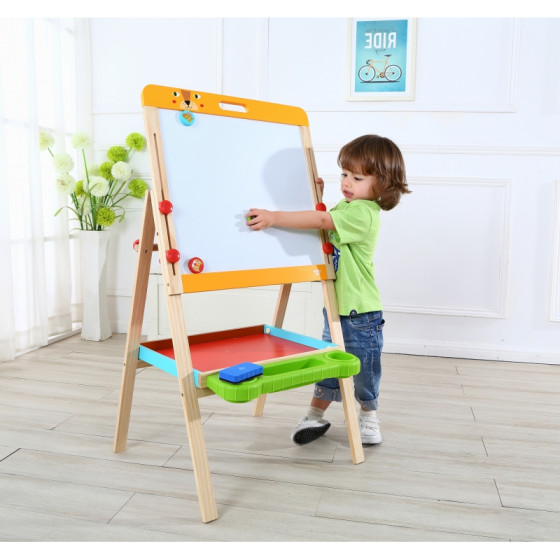 Dwustronna magnetyczna tablica stojąca dla dzieci / Tooky toy