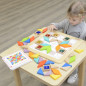 Układanka mozaika nauka kolorów i kształtów / Masterkidz