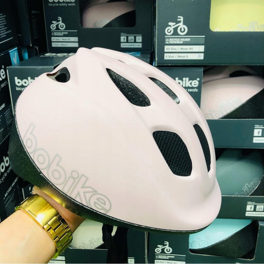 Kask ochronny-rowerowy dla dzieci Go S Vanilla / Bobike