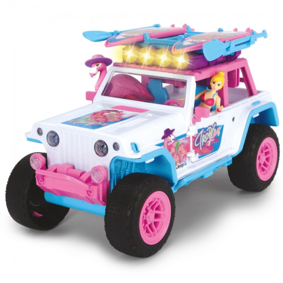 Autko Jeep Tropic Pink Flamingo / Dickie
